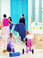 Innenansicht des Kinderhauses