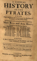 Frontinspiz zu "General History of the Robberies and Murders of the most notorious Pyrates"