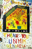Graffito: Thank you UNMIK