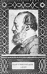 Porträt Gottfried Keller (Radierung)