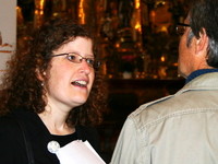 Eleanor Coghill im Gespräch