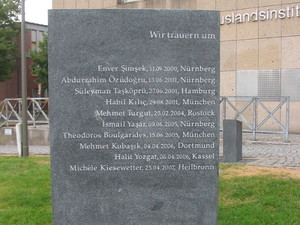 NSU-Mahnmal in Dortmund