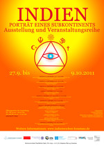 Plakat der Indienwochen Konstanz mit Programmübersicht