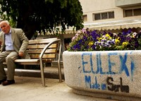 Graffito: Eulex, made in Serbia