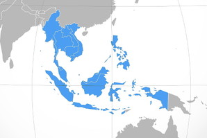 Karte der ASEAN-Mitgliedstaaten