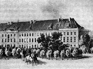 Charité um 1850 Charité-Gebäude