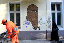 Straßenszene in Berlin-Neukölln.