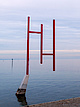 Installation „Magier“an der Kunstgrenze Konstanz-Kreuzlingen