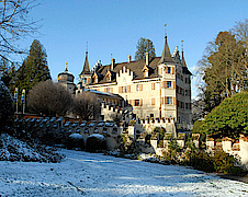 Schloss Seeburg im Winter