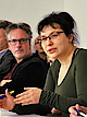 Fellow Klavdia Smola in der Diskussion