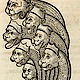 Historische Abbildung der siebenköpfigen Hydra