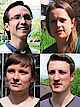 Porträts der vier Interviewten